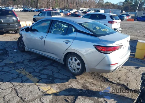2021 Nissan Sentra S Xtronic Cvt из США, поврежденный, VIN 3N1AB8BVXMY322195